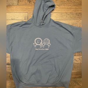 Lonely Ghost ‘Want to Go for a Walk?’ Hoodie